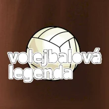 Volejbalová legenda - bílé písmo