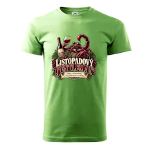 Listopadový gentleman se sklenkou červeného vína