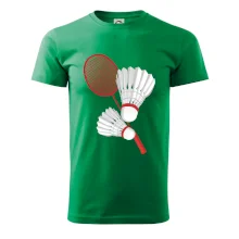 Badminton - pálka a košík