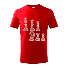 Šachové figurky kreslené