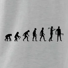 Evoluce dřevorubec - sekera