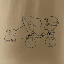 Kitebell posilování jedním tahem