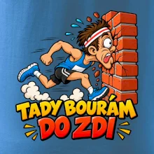 Maratonec tady bourám do zdi