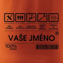 Vaše jméno - čárový kód