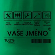 Vaše jméno - čárový kód
