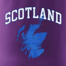 Scotland nápis s mapou