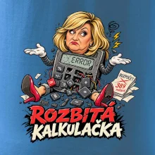 Alenka - rozbitá kalkulačka