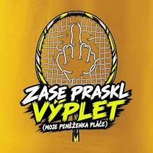 Badminton prasklý výplet