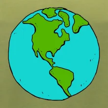 Planeta na prsu - Amerika