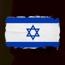 Izraelská vlajka plakát