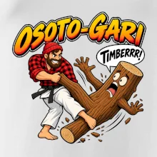 Osoto gari timber judo