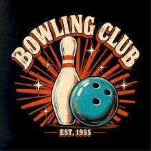 Bowling Club retro padesátá léta