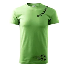 Kickball nápis šikmo
