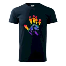 LGBT hand print
