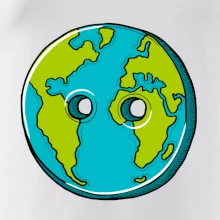 Planeta země knoflík (Pecka design)