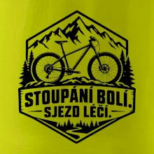 Stoupání bolí sjezd léčí - horské kolo