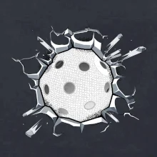 Florbal míč v triku