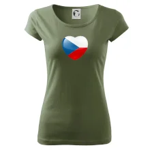 Česká vlajka srdce