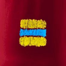 Turistická Cyklo značka - žluto modrá