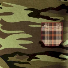 Flanelové triko hnědé