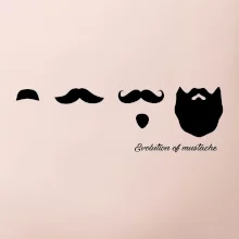 Evolution mustache