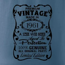 Vintage Etiketa - 1961