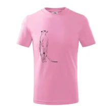 Surikata černá kresba