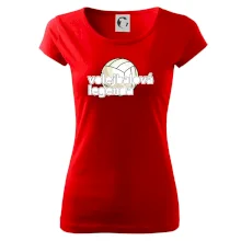 Volejbalová legenda - bílé písmo