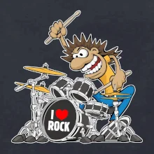 I love rock bubeník