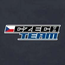Czech team s vlajkou - Mistrovství světa v ledním hokeji 2025