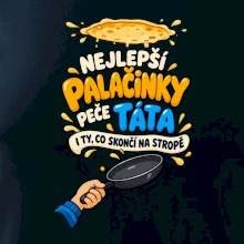 Nejlepší palačinky peče táta I ty co skončí na stropě