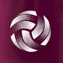 Volejbalový míč tiskový design