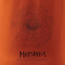 Milešovka - vrstevnice v kruhu