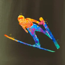 Skokan na lyžích splash