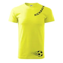 Kickball nápis šikmo