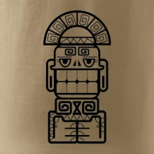 Mayové - socha se zuby