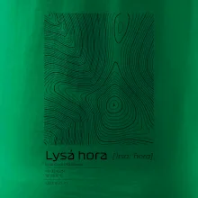 Lysá hora - vrstevnice v obdélníku