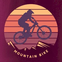 MTB barevné kolo západ slunce