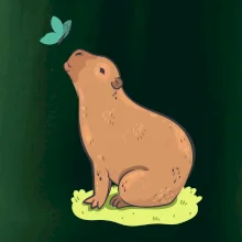Kapybara a motýlek Kapybara a motýlek