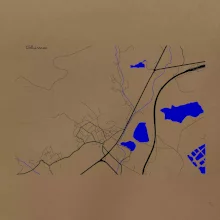 Chlumec 403 39 mapa s vodními toky