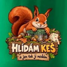Hlídám keš veverka s pokladem