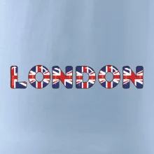 Nápis London vlajka
