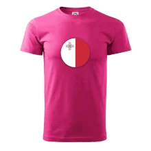 Vlajka Malta kulatá velká