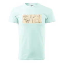 Mapa Báňské dráhy z Moravské Ostravy do Doubravy