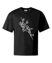 Lezecká stěna jedním tahem