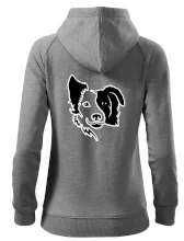 Border kólie obrys hlavy