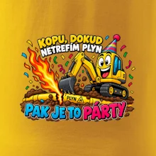 Bagrista kope dokud netrefí plyn