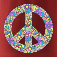 Peace symbol mandela
