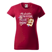 Kniha - Holka, která miluje knihy -  Vaše jméno