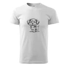 Lagotto romagnolo karikatura vypláznutý jazyk